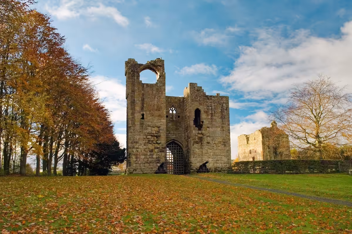 Etal castle English Northumberland ruin Medieval
