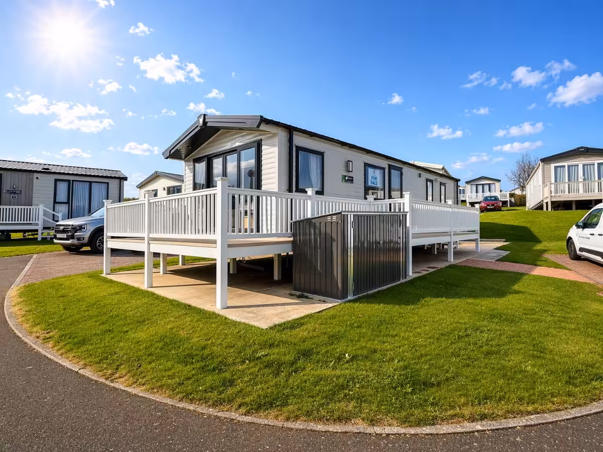 External of 2024 Willerby Manor Green Range for sale at Elm Bank Coastal Park, Berwick-upon-Tweed