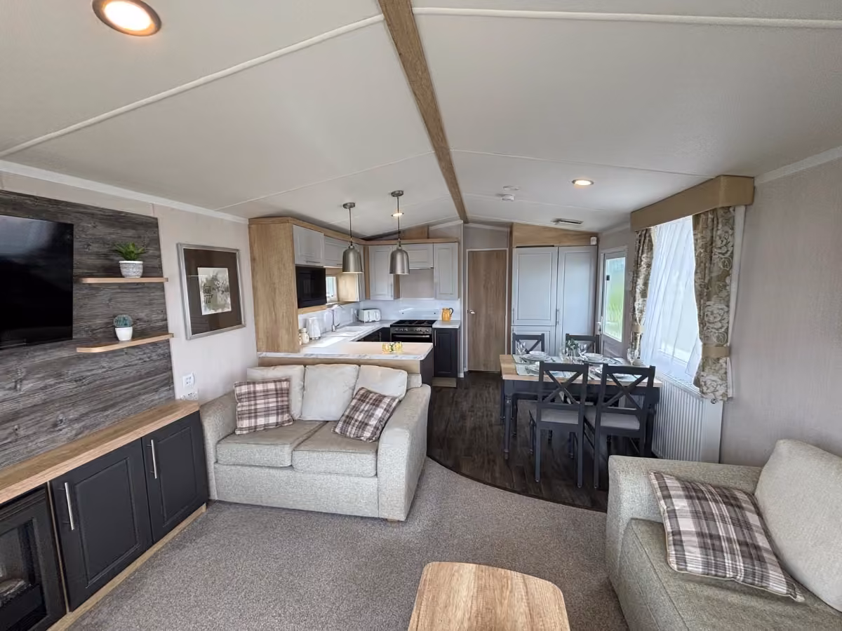 2021 Swift Bordeaux Exclusive 3 Bed Living Area 1