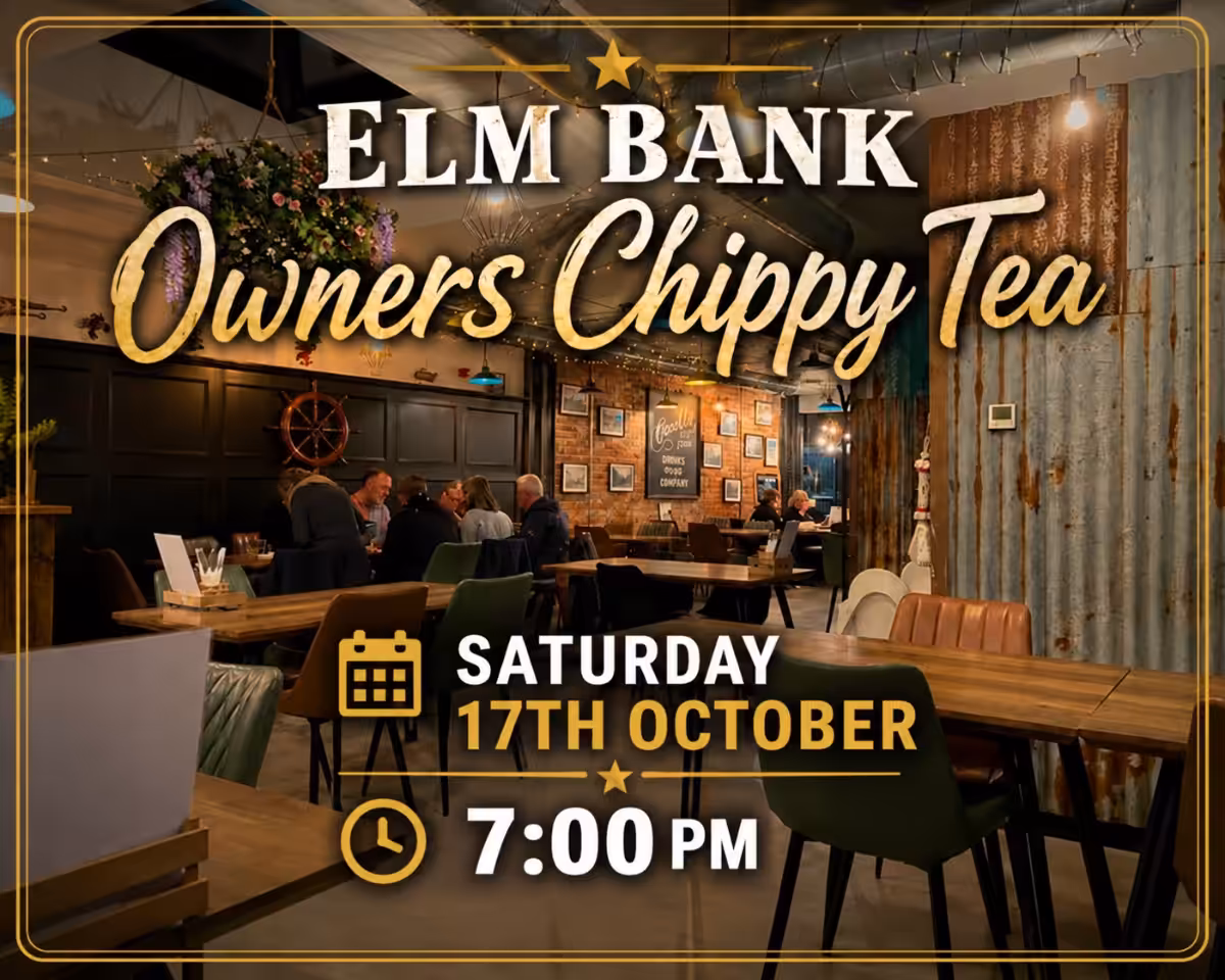 Relaxed interior of Coull's Fish & Chips restaurant to promote our owners chippy tea evening