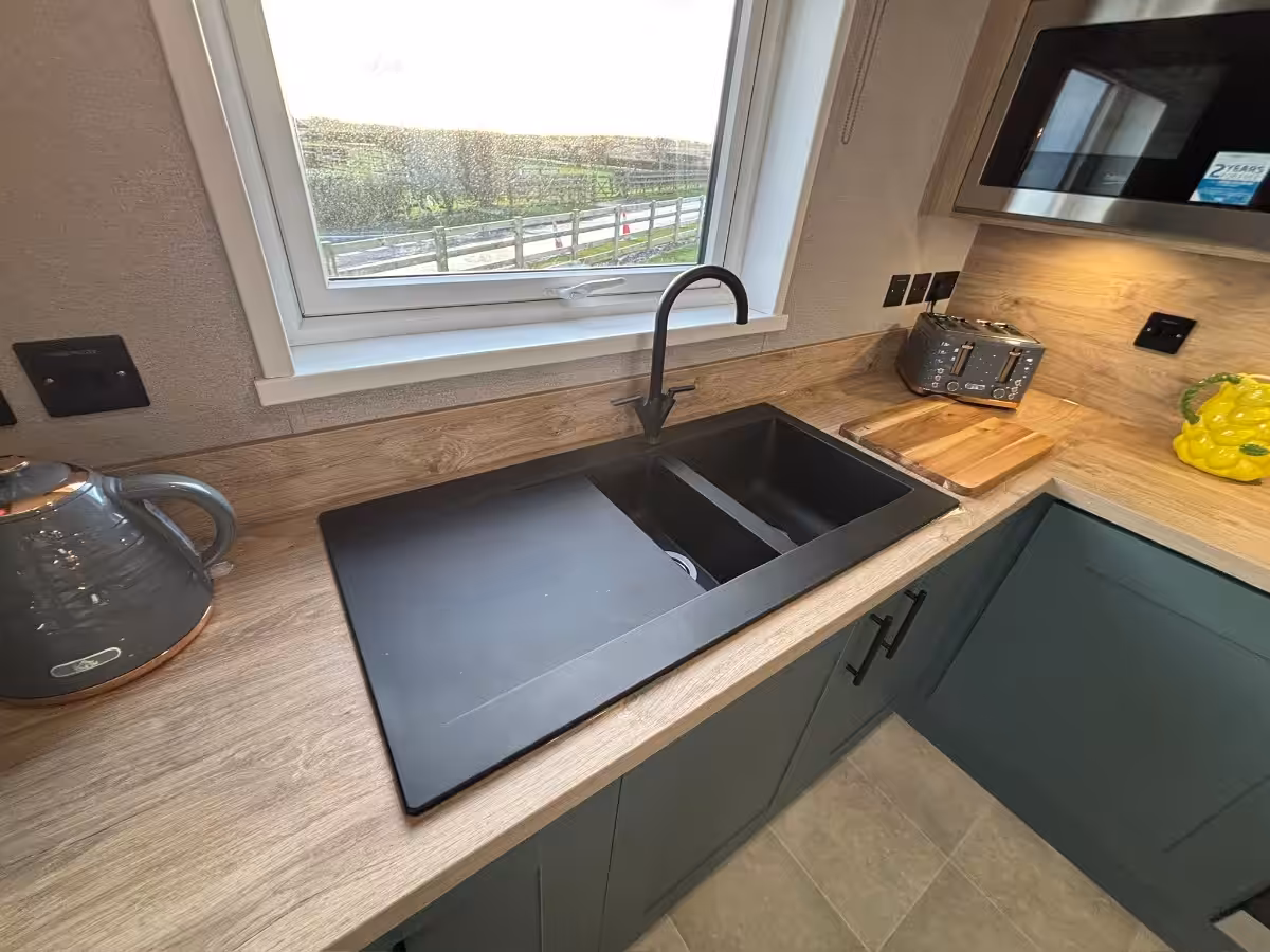 Kitchen view in 2026 ABI Kielder Lodge