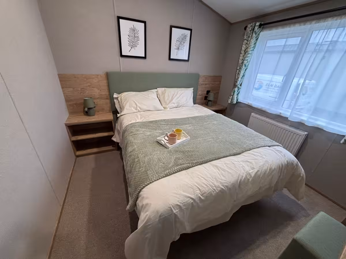 Master bedroom view in 2026 ABI Kielder Lodge
