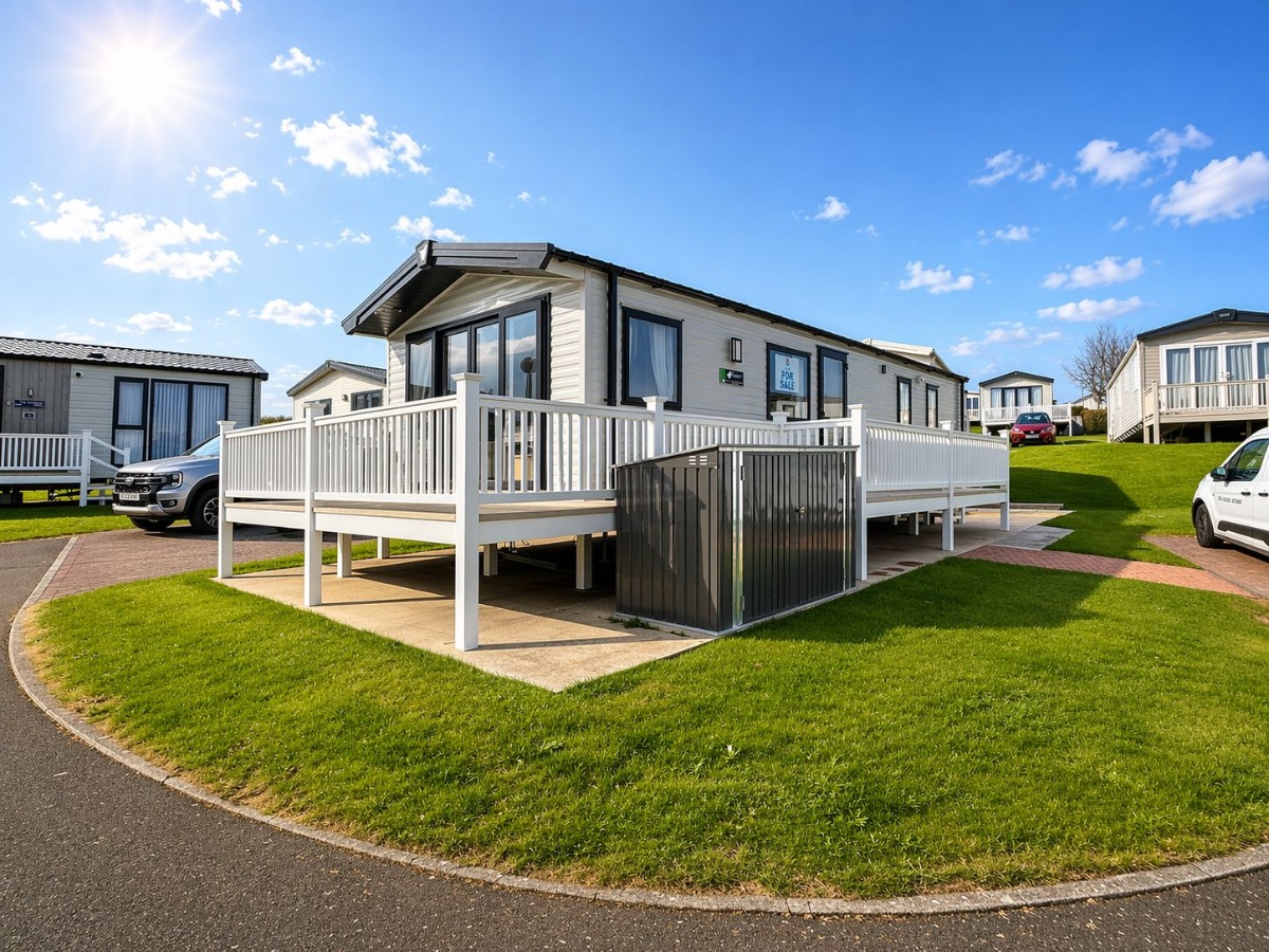 External of 2024 Willerby Manor Green Range for sale at Elm Bank Coastal Park, Berwick-upon-Tweed