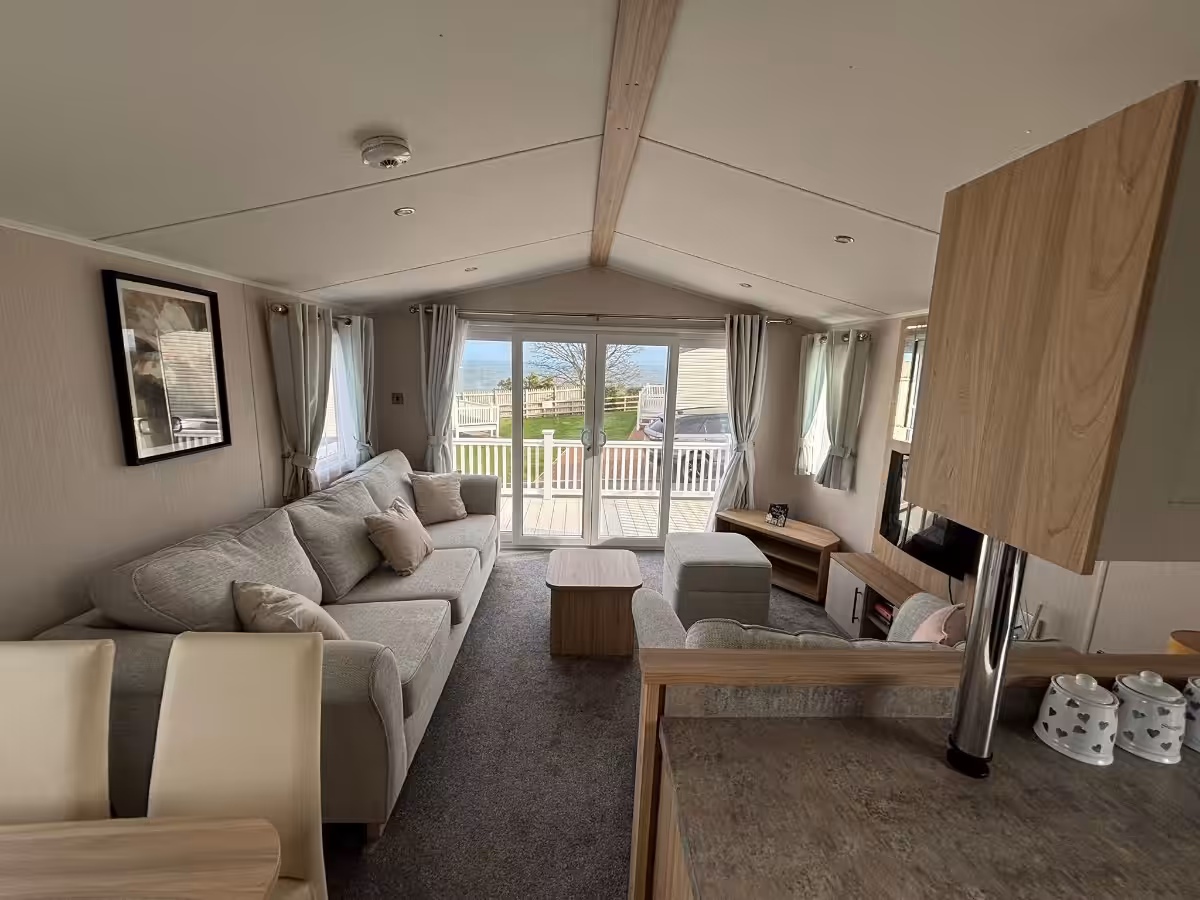 2024 Willerby Manor Green Range wide angle living room view