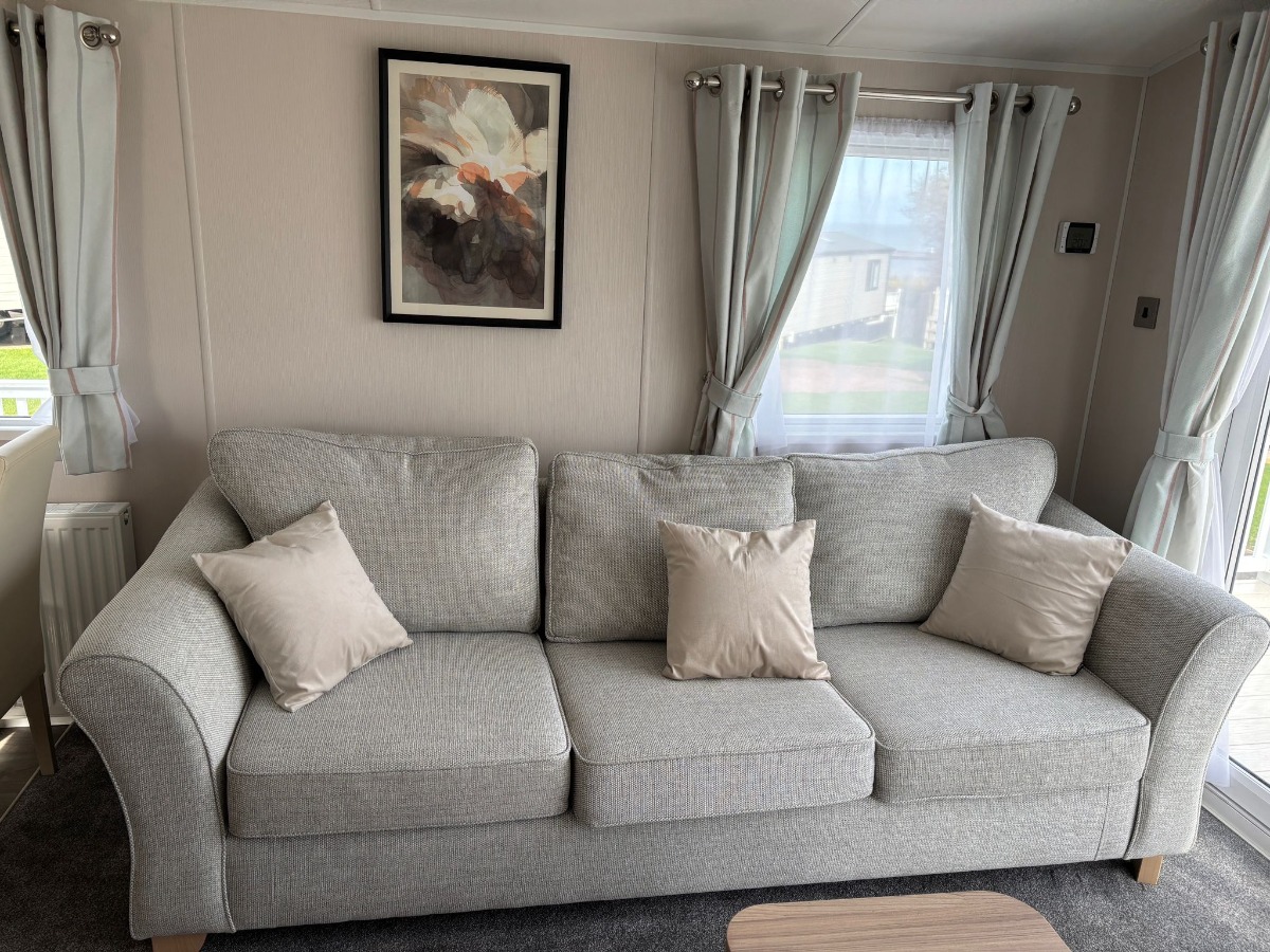 2024 Willerby Manor Green Range living room sofa