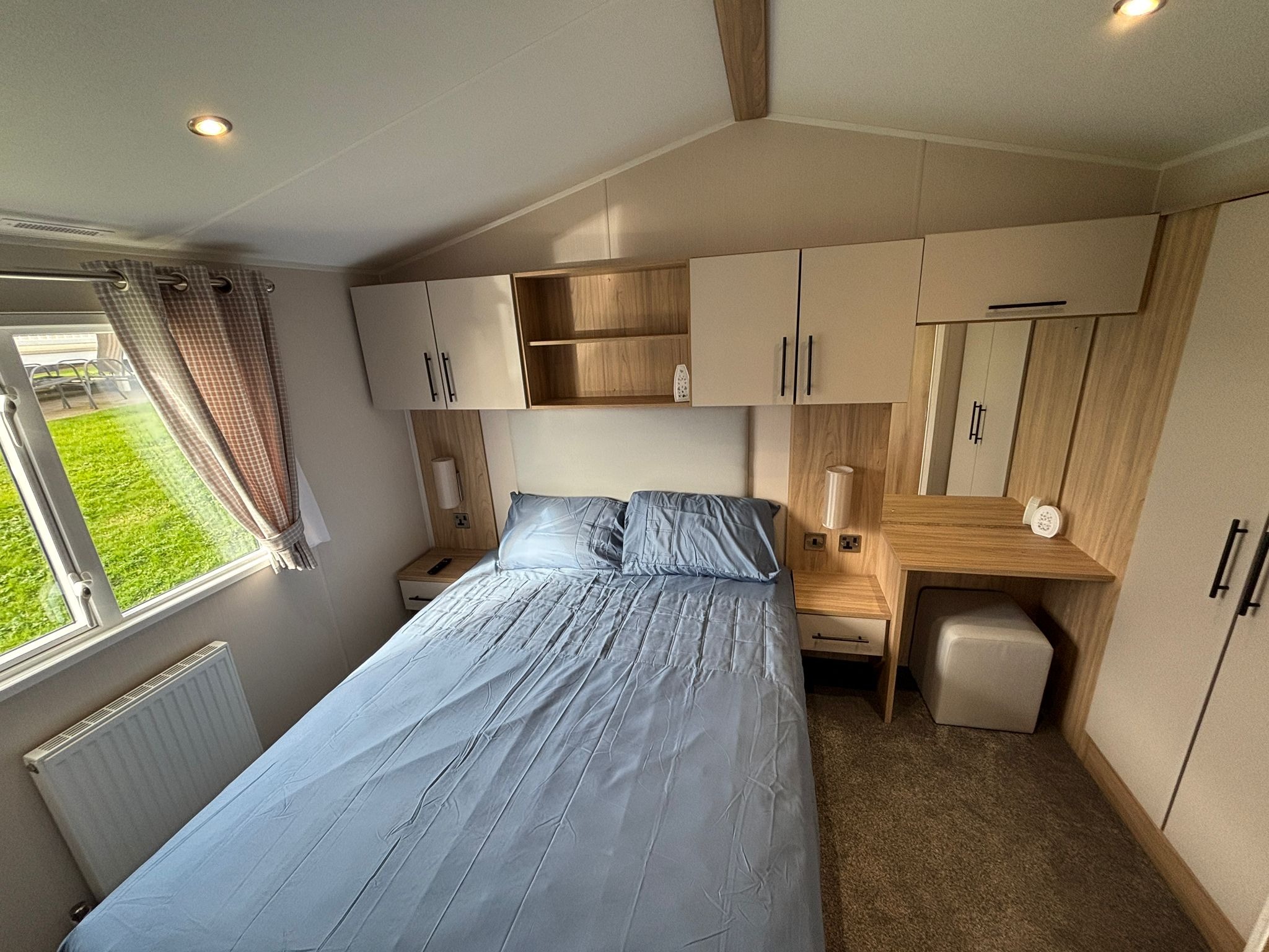 Master bedroom in 2024 Willerby Manor Green Range for sale at Elm Bank Coastal Park, Berwick-upon-Tweed