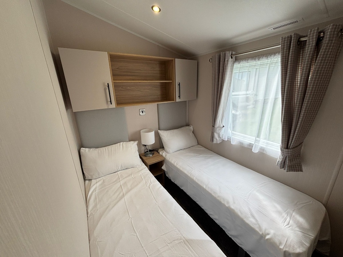 Twin room in 2024 Willerby Manor Green Range for sale at Elm Bank Coastal Park, Berwick-upon-Tweed