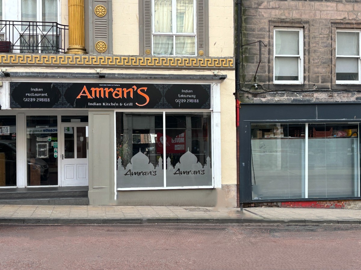 Amran's Indian Kitchen & Grill in Berwick nearby Elm Bank Coastal Park in Northumberland