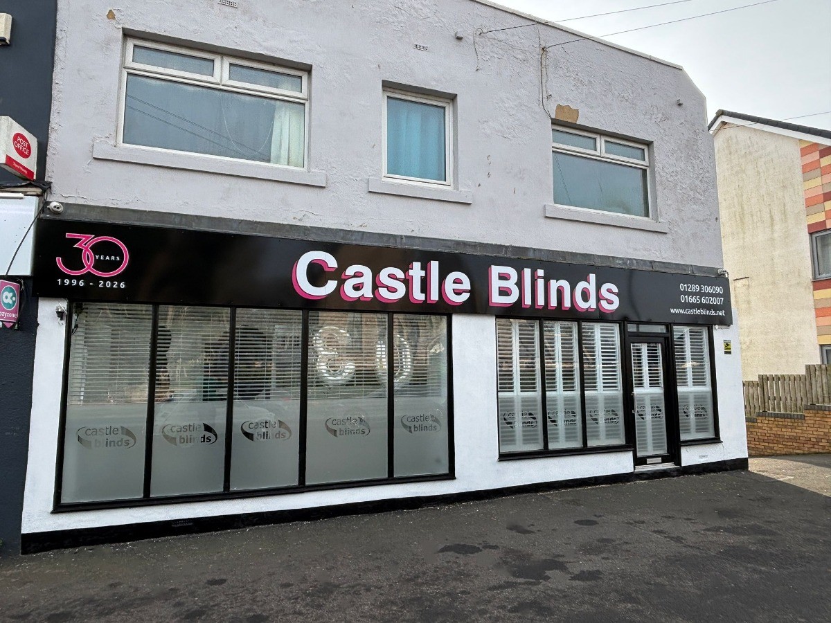 Castle Blinds conveniently located closeby for holiday home owners at Elm Bank Coastal Park