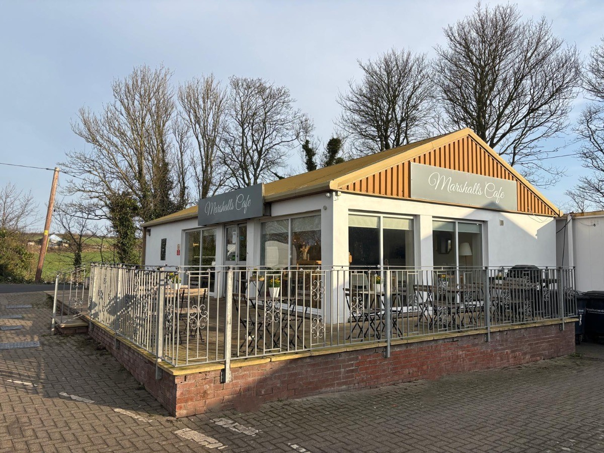 Marshall’s Cafe in Scremeston nearby Elm Bank Coastal Park in Spittal, Northumberland