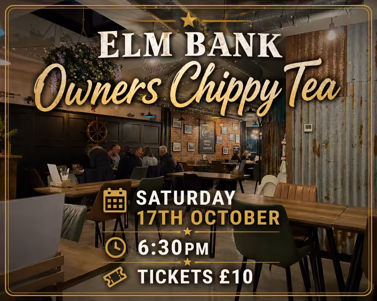 Relaxed interior of Coull's Fish & Chips restaurant to promote our ownes chippy tea evening